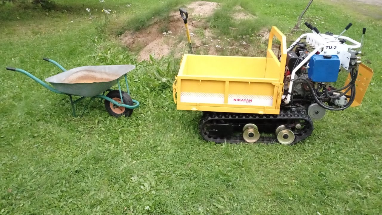 сколько увезет минидумпер? - YouTube