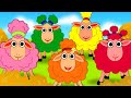 Five Cute Colorful Sheep Song Popular Nursery Rhymes Songs By Kidscamp On NurseryRhymeStreet 