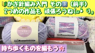 【かぎ針編み入門】③（前編）次はこれ編もう