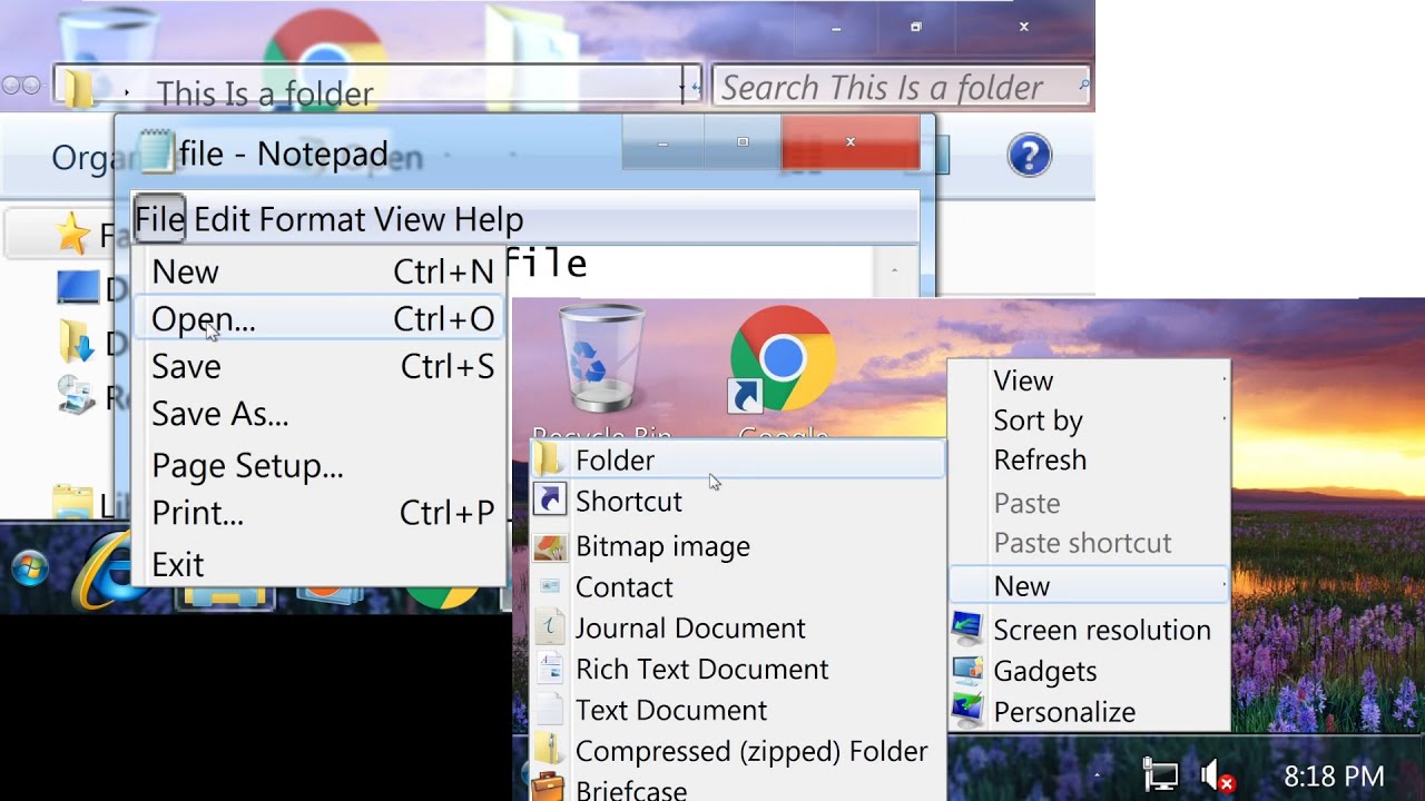 Windows 7 with 500% Scaling - YouTube