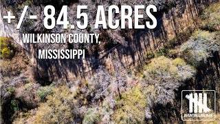 84.5+- acres for sale in Woodville, MS