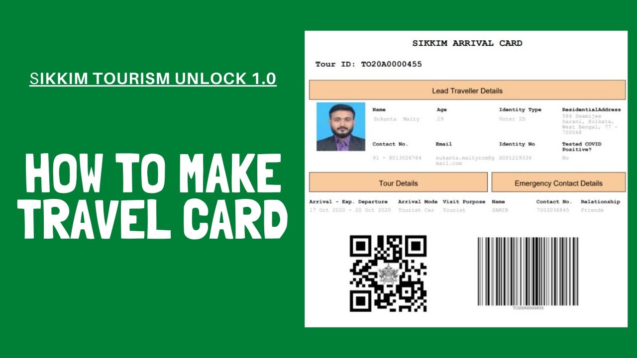 sikkim travel card apply online