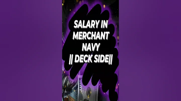 MERCHANT NAVY SALARY || DECK SIDE || 2023||#career#mariners #sailor