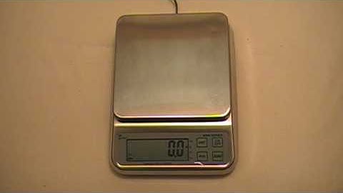 Setting Up For Counting On The LW MRW Scale