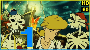 Monkey Island 3: The Curse of Monkey Island. [PC] Complete Walkthrough. Part 1. CO-OP Commentary. HD