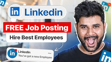Linkedin Free Job Posting | How to Post a Job on Linkedin for Free