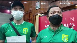 EMPAT PEMAIN PERSEBAYA JALANI VAKSINASI DOSIS PERTAMA