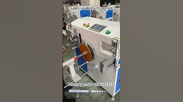 Automatic metre counting row wire winding and tying machine #winding and tying machine #wire harness