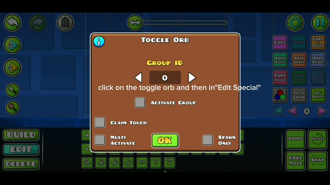 Tutorial how to use the toggle orb in Gd #gd - YouTube
