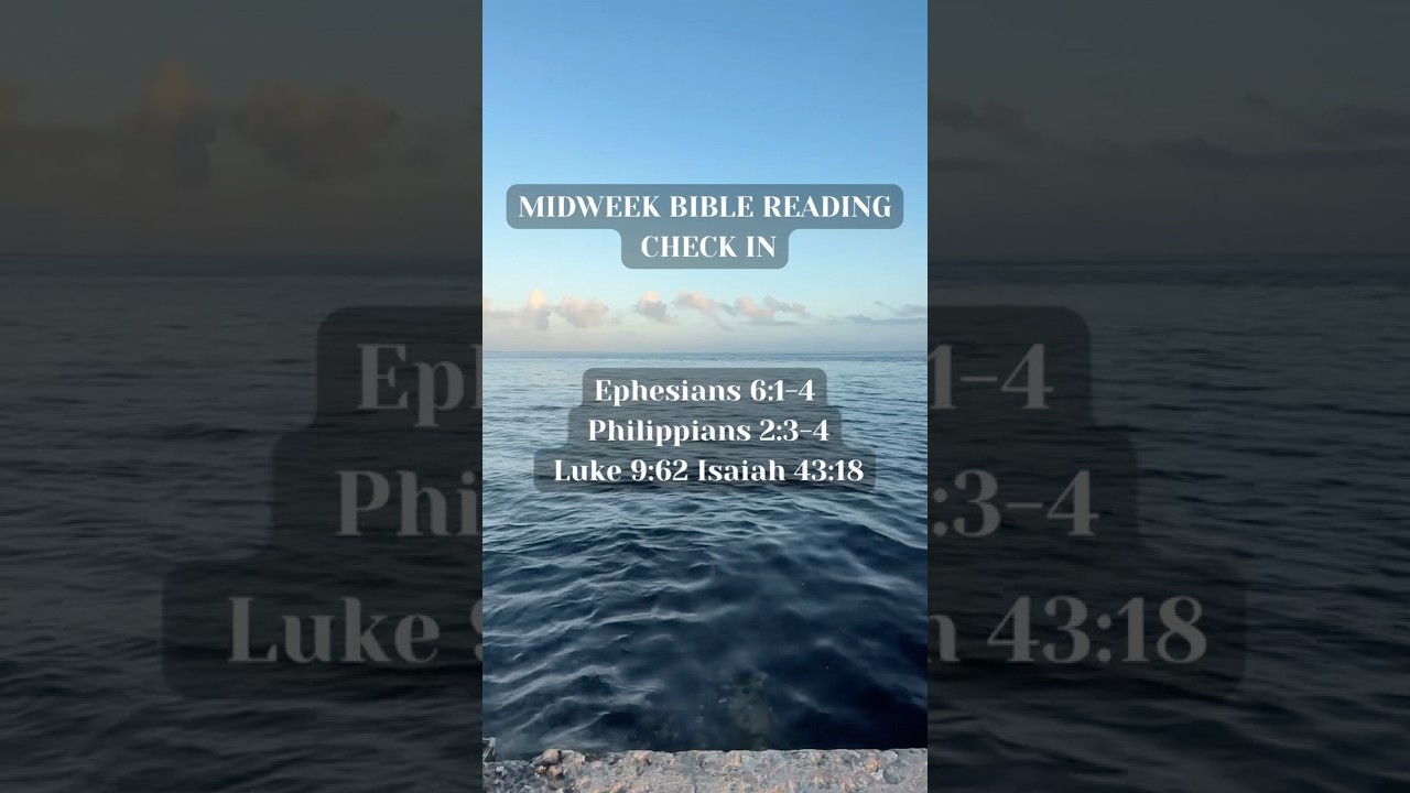 Midweek Bible Reading Check In 📖✨ #christianpodcast #podcast #bibleverses #dailyprayer