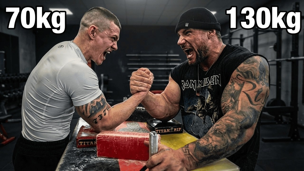 Wenn ein CALISTHENICS Athlet ARMWRESTLING testet...