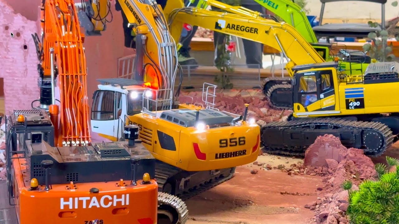 BIGGEST RC Demolition with RC Trucks and RC Machines ever!! Part 4