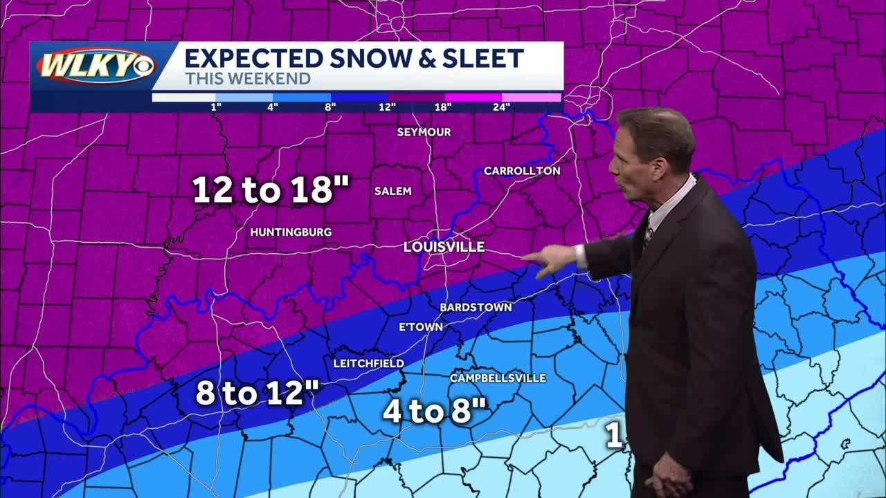 Winter Storm Warning This Weekend - YouTube