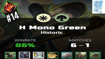 Close game | Mono Green Devotion Vs Boros Auras | High Mythic Rank | Historic Bo3 | MTG Arena