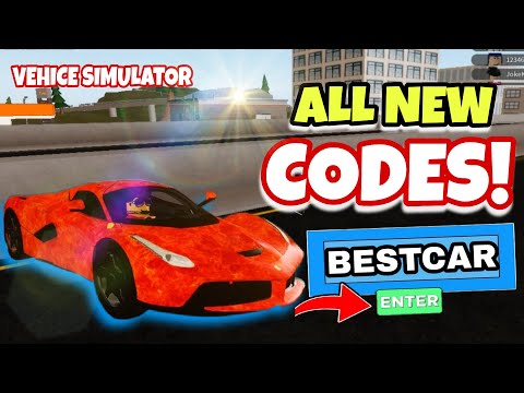 All New Working Codes In Vehicle Simulator 2020 Roblox Youtube - roblox vehicle simulator codes may 2019