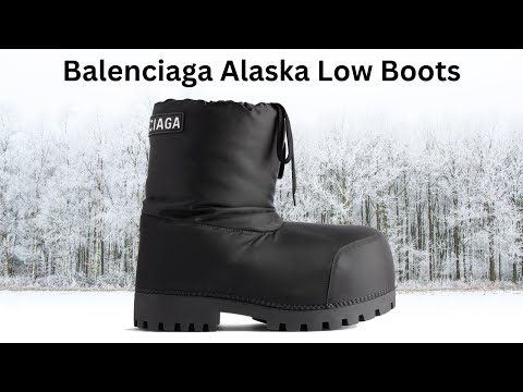 Balenciaga Alaska Low Boots | Winter 2023 Ski Collection - YouTube