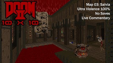 (Doom II) 10x10 - Map03: Salvia (UV-Max)