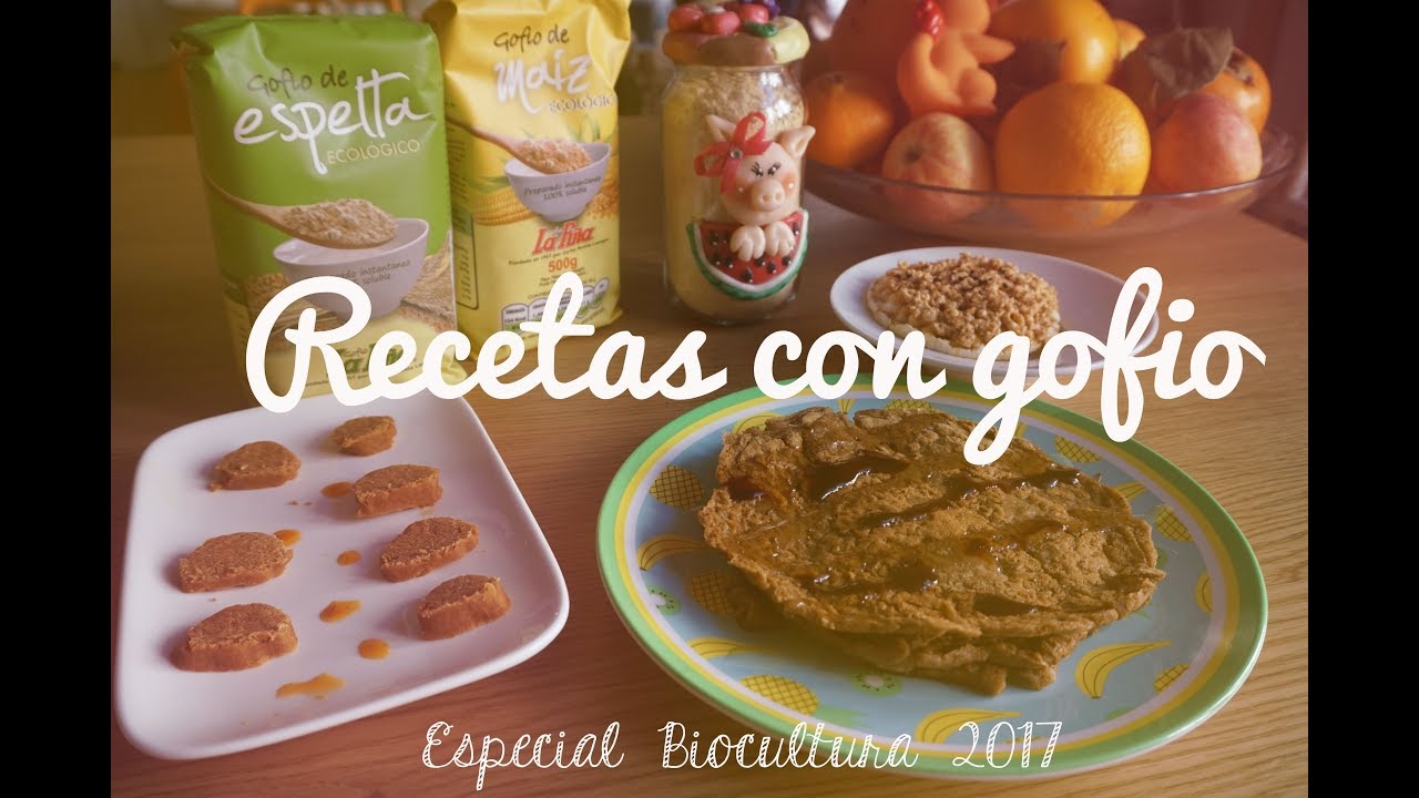 Recetas con gofio - Especial Biocultura 2017