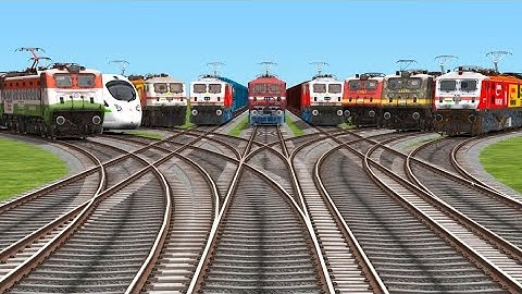 IX RAILS PASSING BY CURVED BRANCHED RAILROAD TRACKS RISKY RAILROAD TRACKS /@Trains_Crossing595