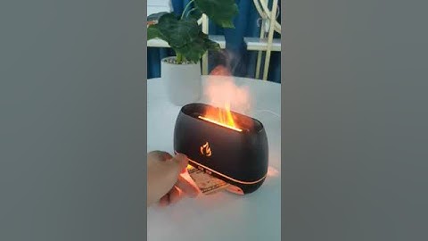 Flame Humidifier Salt Stone Aroma Diffuser Home Table for relaxation life 🔥🔥 #shorts #short