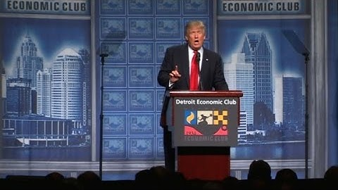 Donald Trump's full speech on the economy