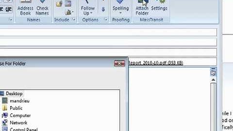 MassTransit Outlook Plug-in