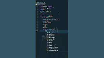 Python Turtle Art: Amazing Coding Visuals #shorts