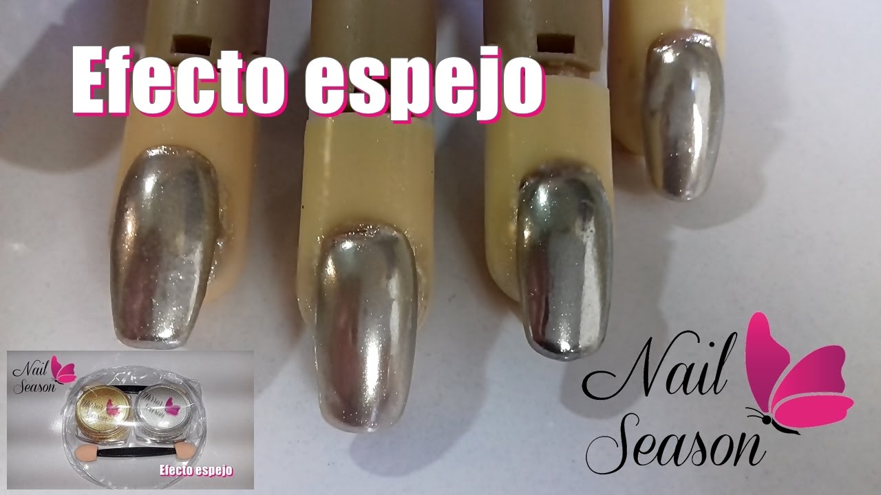 Uñas efecto espejo paso a paso base de acrilico Mirror Effect Nails -  thptnganamst.edu.vn