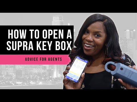 How to Open a Supra Key Box