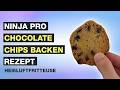 Ninja Heißluftfritteuse PRO Chocolate Chip Cookies backen - Rezept - Testventure
