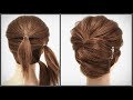 10 ПРОСТЫХ ПРИЧЕСОК НА КОРОТКИЕ ВОЛОСЫ ИЗ РЕЗИНОК. 10 simple hairstyles for short hair from elastic