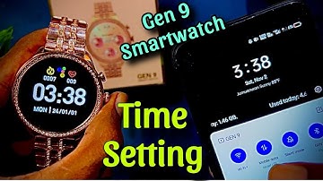 Gen 9 smart watch me time kaise set karen | how to set time & date fossil Gen 9 smartwatch |set time