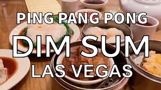 Dim Sum at Highly Rated 'Ping Pang Pong' Chinese Restaurant, Las Vegas (In the Gold Coast Casino)