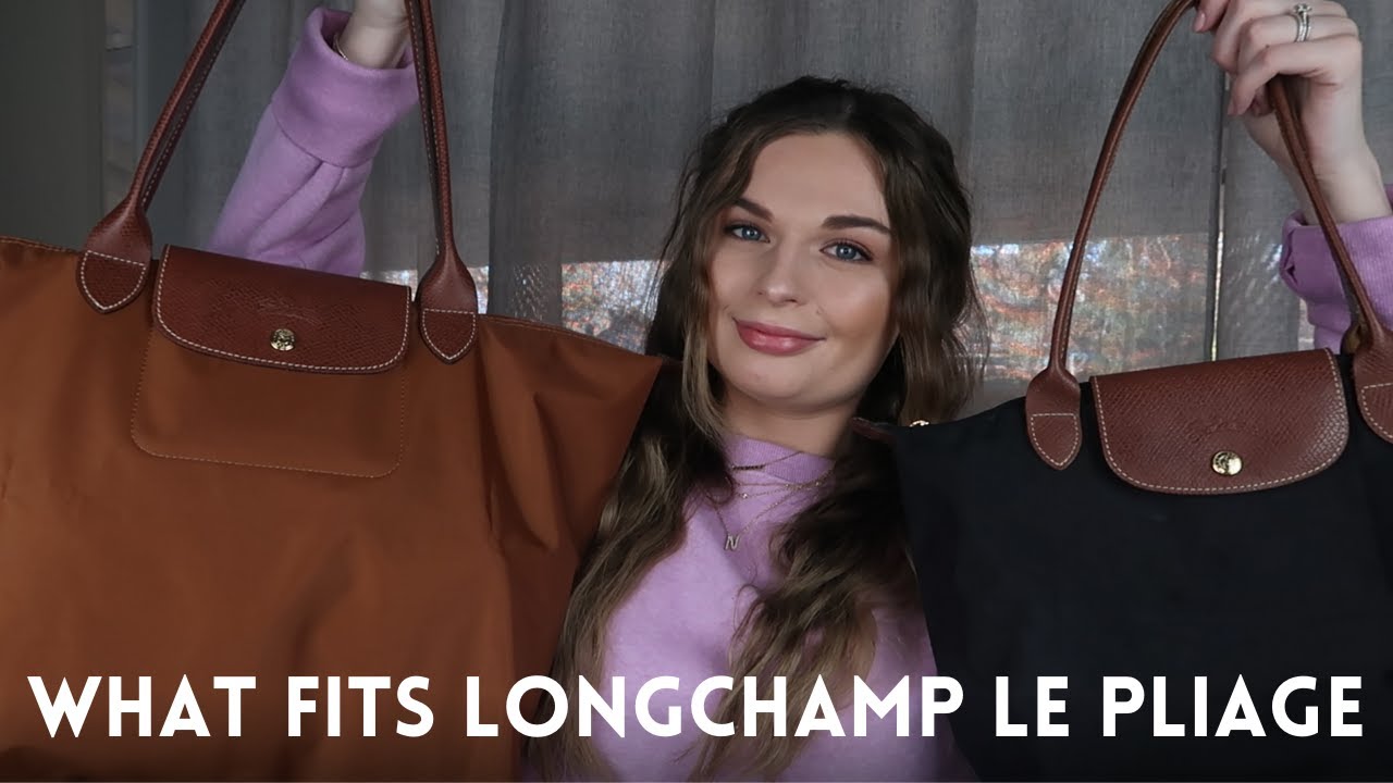 Longchamp Le Pliage Top Handle Small VS XS Size Comparison/What Fits/Mod  Shots 