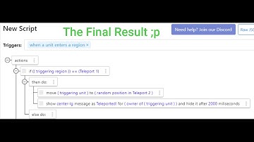 Modd.io | Tutorials | Teleport Areas scripting