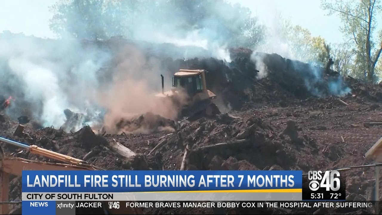 Landfill fire still burns after 7 months YouTube