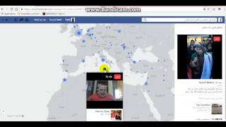 faceebook/map يمكنك من مشاهدة الاحداث مباشرة عبر الفايسبوك من كل انحاء العالم