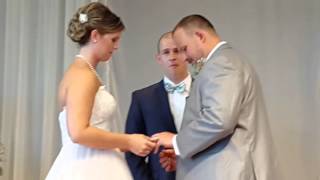 Joe Beth Wedding Ring Exchange Pronouncement