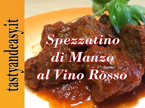 Video: Vitello Al Vino Rosso Con Pomodori