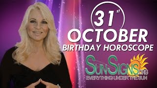 October 31st Zodiac Horoscope Birthday Personality - Scorpio - Part 1