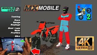 WHEELIE LIFE 2 WHEELIE TUTORIAL WITH HAND POV | MX BIKES ON MOBILE😳🔥 screenshot 2