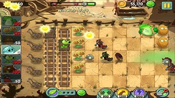 Plants vs Zombies 2: Wild West Day 9 Walkthrough