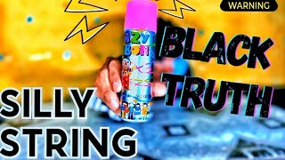 The Black Truth Of Silly String- सिली स्ट्रिंग का काला सच  || TEAM DWE ||