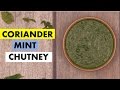 How to make dhaniya pudina chutney coriander mint chutney  neha mathur  whisk affair