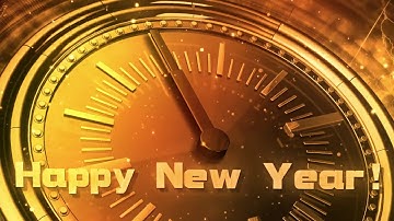 HAPPY NEW YEAR 2020 CLOCK ( v 606 ) whatsapp video | new year status | new year wishes greetings