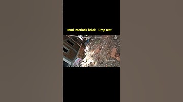Mud interlock brick-Drop test