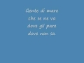 Umberto Tozzi Gente Di Mare With Lyrics Umberto Tozzi Gente Di Mare With Lyrics