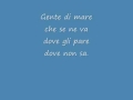 Umberto Tozzi - Gente Di Mare (with lyrics)