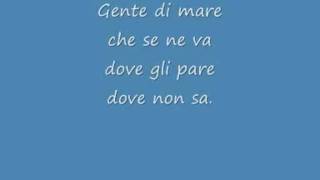 Umberto Tozzi - Gente Di Mare (with lyrics) chords