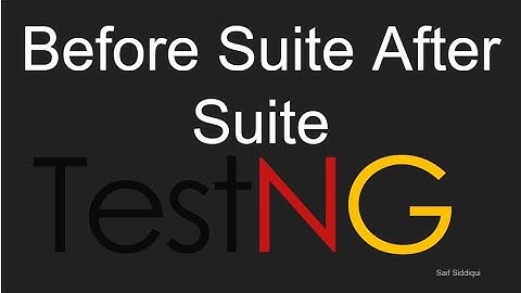 TestNG Tutorial #10 Before Suite and After Suite in TestNg Automate Myntra E Commerce
